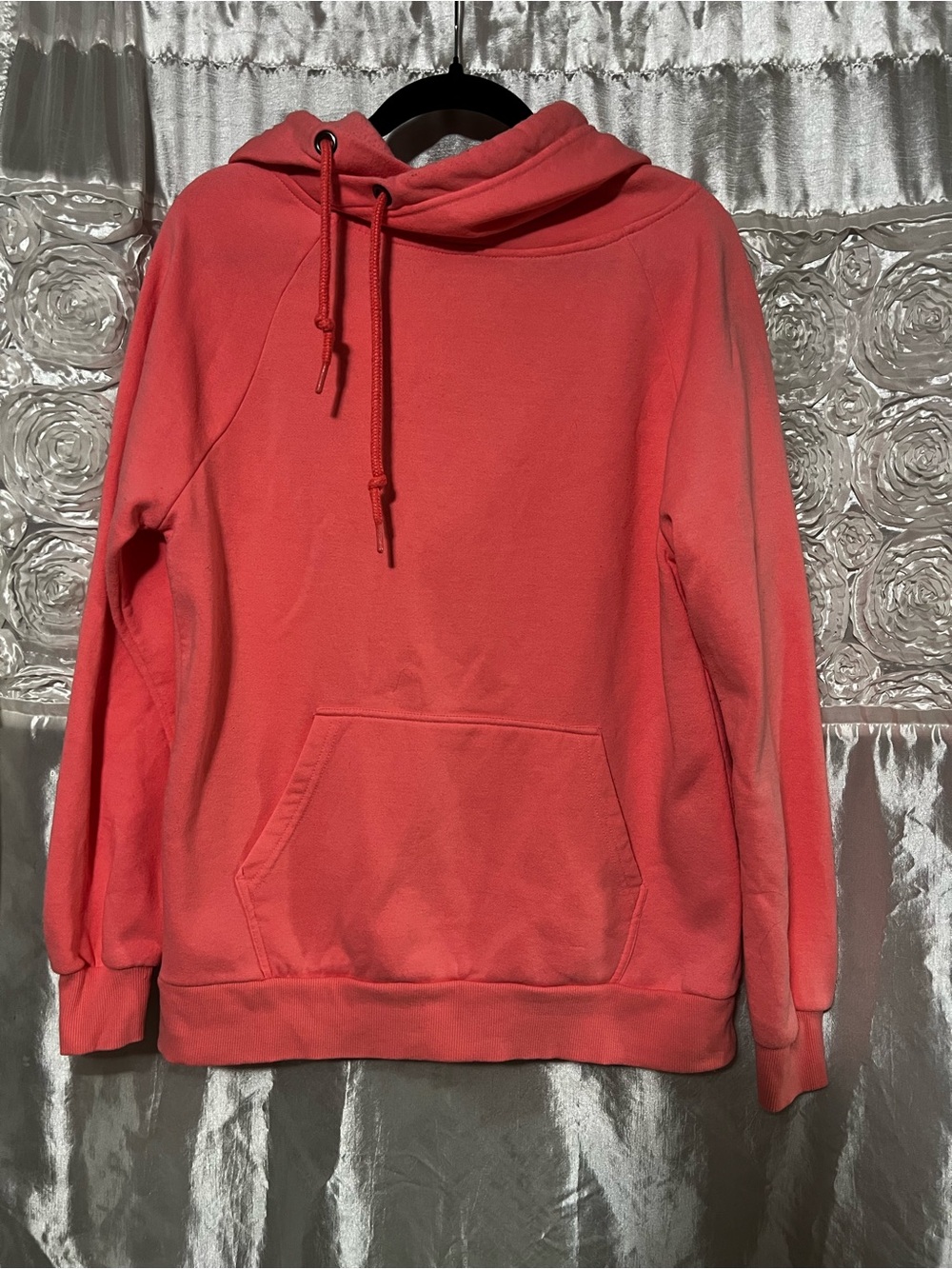 Zenana Outfitters Coral Pink Hoodie Sweater
